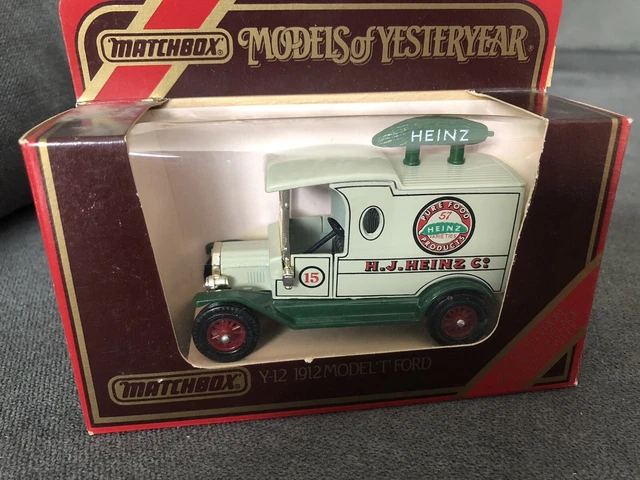 Matchbox MOY Yesteryear Y1 1911 Model T Ford krém-meggypiros H-type