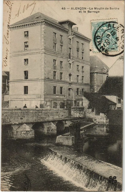 CPA Alencon Le Moulin de Sarthe et le Barrage FRANCE (1053635)