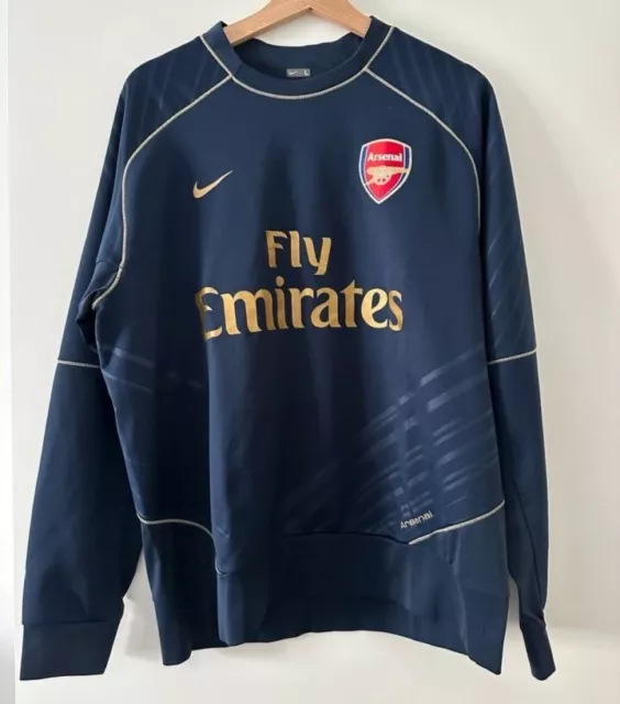 FC Arsenal London Gr. L Nike Trainingspullover Shirt Trikot 2007/08