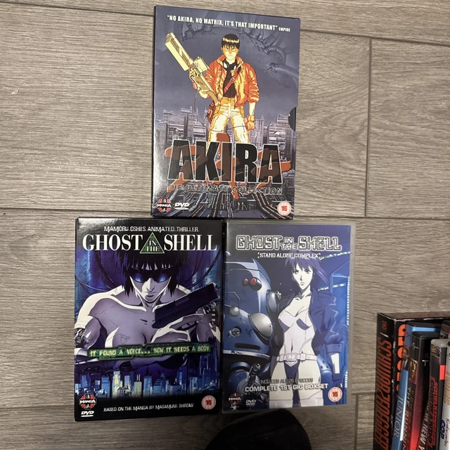 Askira Shell AKIRA AND GHOST in the Shell DVD Set Manga £20.00 - PicClick UK