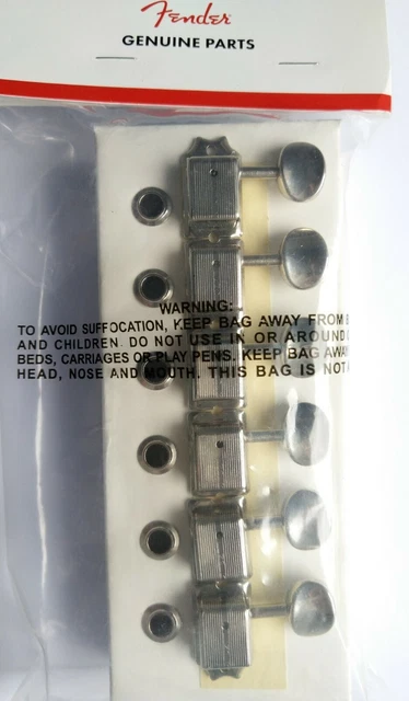 Fender American Vintage Guitare Tuners Décalés Mécanique 6 IN Line Nickel