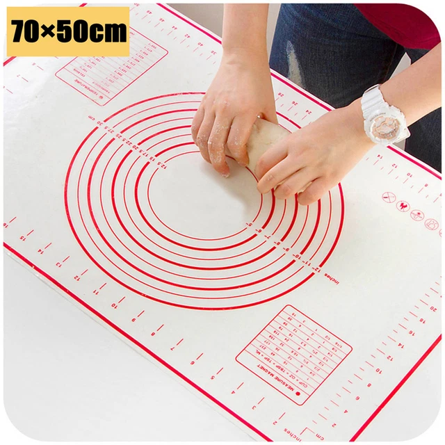 Silicone Cake Mat Non Stick Baking Mat Fondant Mat Dough Rolling Mat