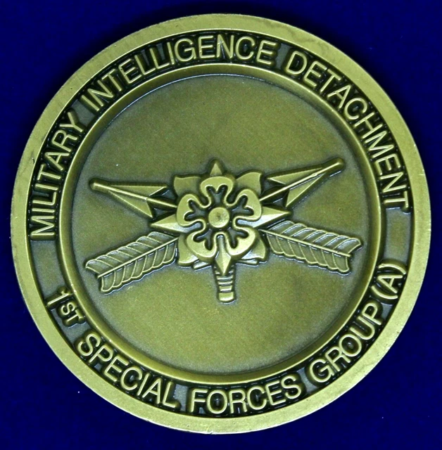 US ARMY 1ST Special Forces Group Military Intelligence Det Challenge