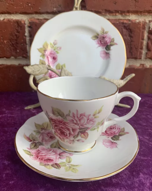 VINTAGE DUCHESS TRIO, c1960’s - Patt No. 395, Bone China, England