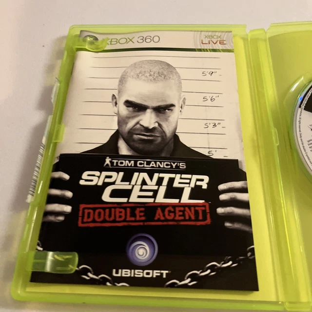 Tom Clancy's Splinter Cell: Double Agent Xbox 360+ Manual Cleaned Tested 🇦🇺 3
