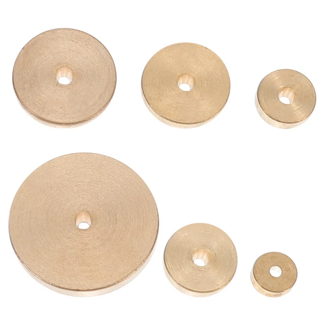 6Pcs alignment gauge DIY leather tools Messing Marge Messgeräte Marge Gauge Rund