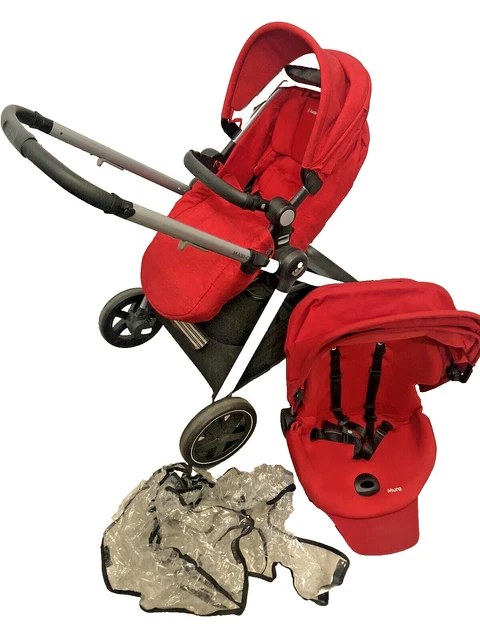 Maxi Cosi Zelia 2 in 1 Red Pushchair & Raincover