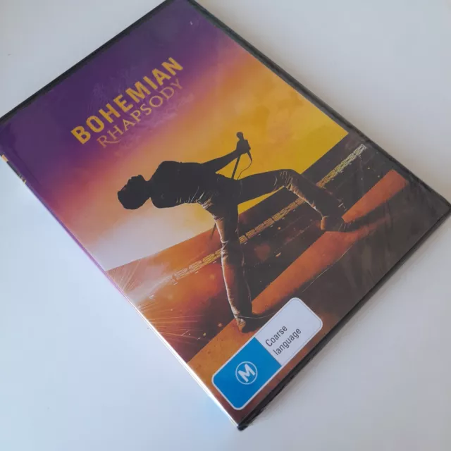 Bohemian Rhapsody (DVD, 2018) Region 4 NEW Queen Rami Malek
