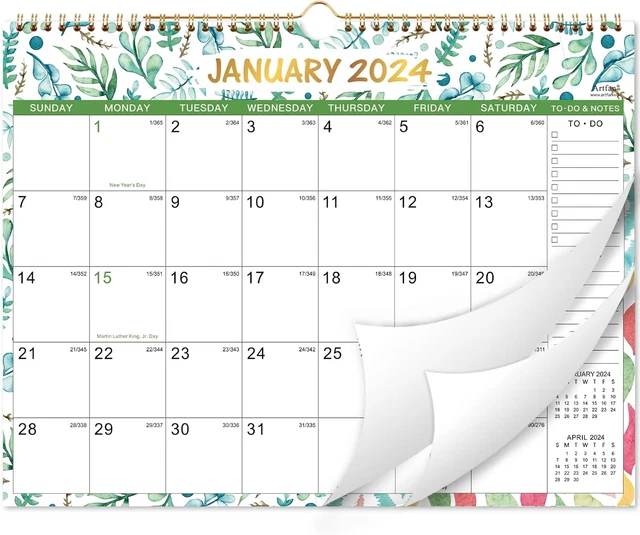 2024 WALL CALENDAR 2024 Calendar, January. 2024 December. 2024, 12