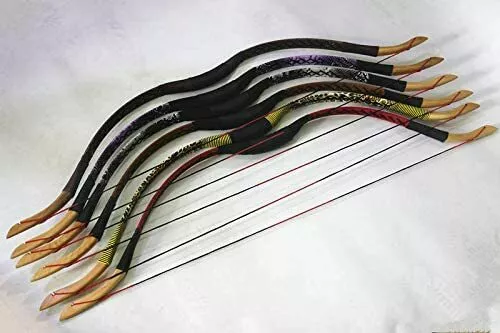 30LB Handmade 1.1m Traditional Longbow Recurve Bow Horse Riding Archery