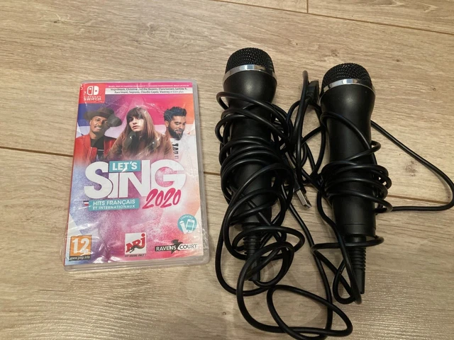 Let's Sing 2020 + 2 Micros  - Jeux Switch - Sans Notice - Occasion
