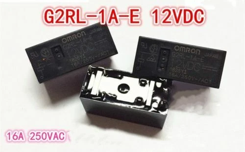 Relè Omron singolo scambio G5LE-1 24Vdc SPDT bobina 24V 250Vac 10A