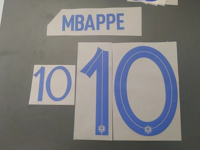 Maillot Domicile Equipe De France FFF 2022/23 Avec Flocage Mbappé 10