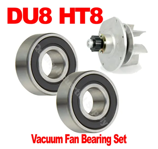Clarke DU-8 Hiretech HT8 Floor Sander Vacuum Fan Bearing Set
