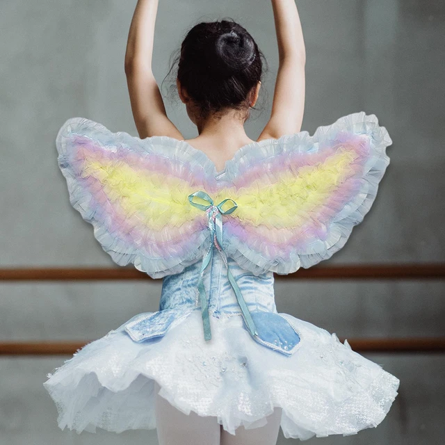 Kids Butterfly Wings Dreamlike Angel Wings for Carnival Festival Photo