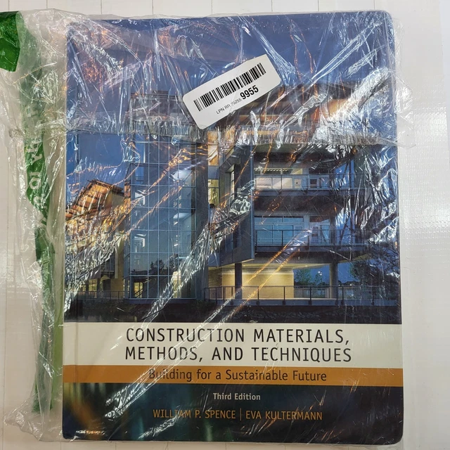 CENGAGE CONSTRUCTION MATERIALS Methods Techniques 3rd Edition Spence ...