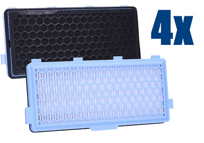 4x Filtre HEPA pour aspirateur Miele Hepa Airclean Filter SFHA502