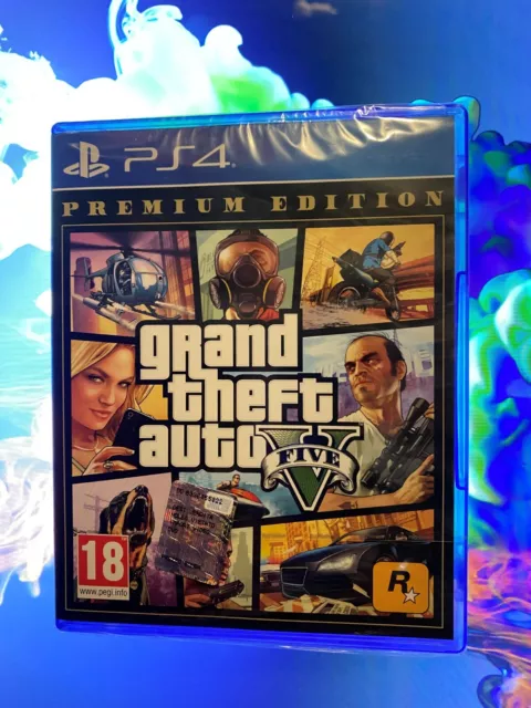 Ps4 Videogioco Gta 5 Cd Premium Edition Grand Theft Auto Eu Playstation 4 Gta V