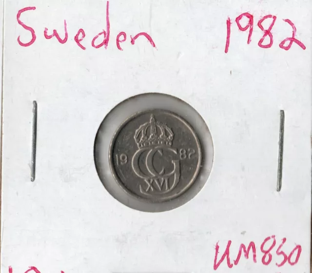 Coin Sweden 10 Øre 1982 KM850