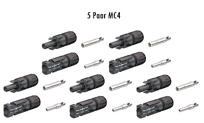 MC3 Steckerpaar Solar Verbinder bis 4mm² Multicontact 1x Stecker + 1x Buchse 