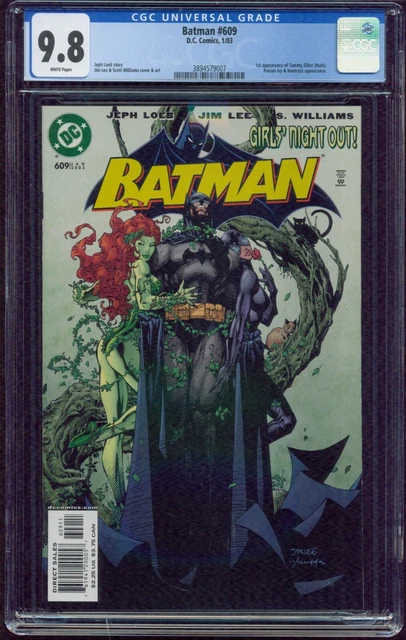 Batman # 609 CGC-GRADED 9.8 NEAR MINT/MINT WPGIRL'S NIGHT OUT ITEM:G-681