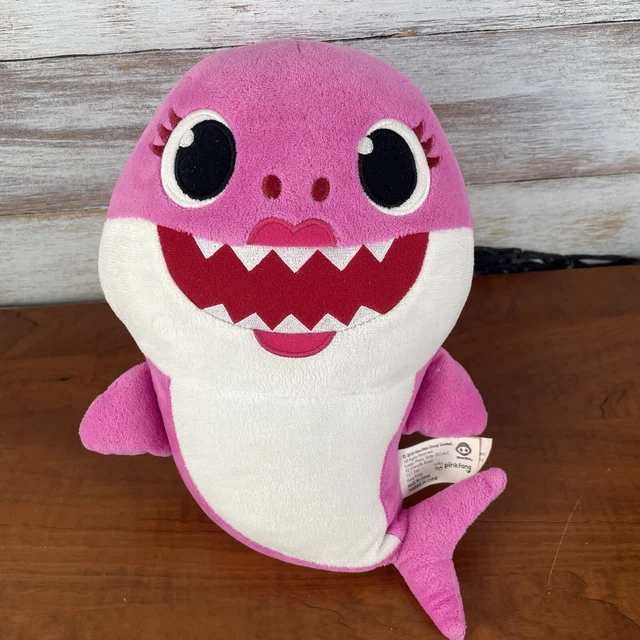PINKFONG X LARGE Plush Pink Shark Plays “Baby Shark” 12 in Stuffed