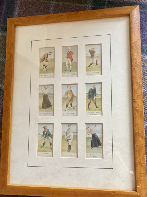 golf prints framed