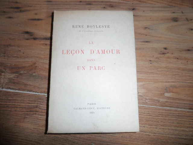 La Leçon D'Amour Dans Un Parc De René Boylesve - Édition 1949 Illustrée Par Maurice Pouzet - Collection 'Pastels'
