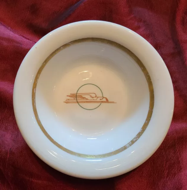 Union Pacific Railroad 4.75" Bowl Winged Streamliner By Sterling