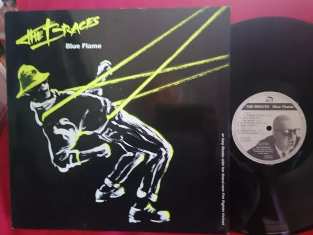 THE BRACES Blue flame LP 1990 GERMANY First Pressing MINT-