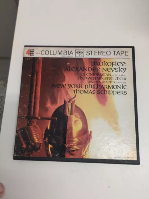 Reel To Reel Tape 7,5  4 track Columbia PROKOFIEV Alexander Nevsky  New York
