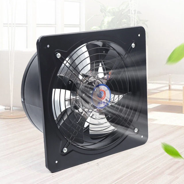 WALL MOUNTED INDUSTRIAL Ventilation Extractor Air Blower Fan Exhaust