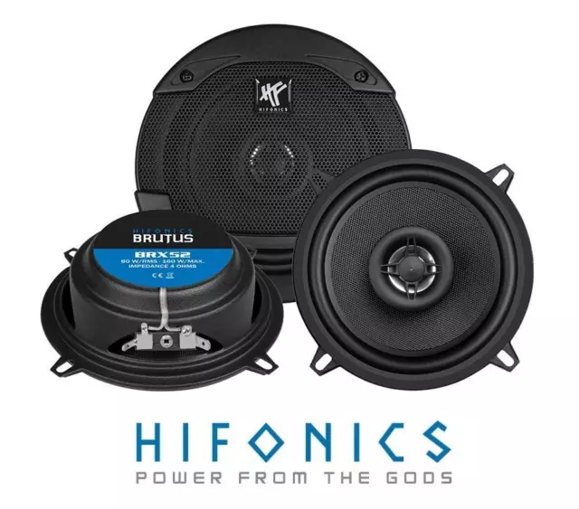 Hifonics BRX52 13 CM (5.25 ") 2-Wege Plat Coaxial Haut-Parleur 160 Watt