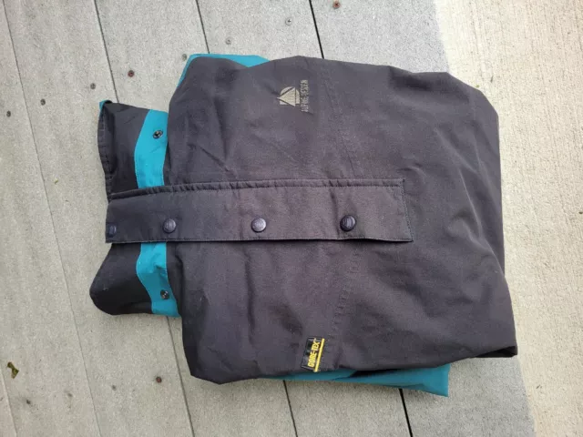 Alpine Design Powder Jacket Mens Size XL Black & Turquoise, GORE-TEX