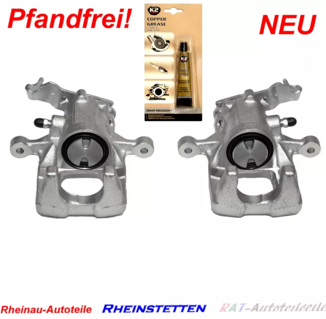 BREMSSATTEL HINTEN re+li AUDI SEAT SKODA VW GOLF VI 04-, TOURAN (Pfand Frei)