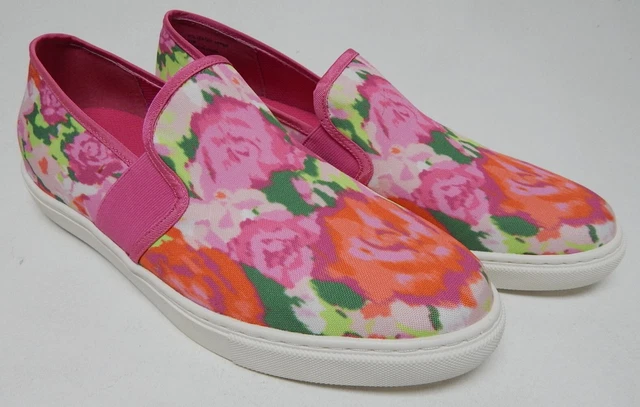 Isaac Mizrahi Live! Daphney Taille 11 M Femmes Baskets à Enfiler Rose Florale