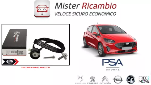 Kit Distribuzione Gates K015587Xs Per Citroen C1-C2-C3 Fiesta V-Vi 1.4 Hdi