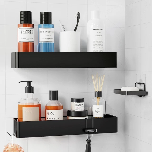 Shower Caddy - 2 Pack with a Soap Holder, Large Shower Organizers, Shower Shelf