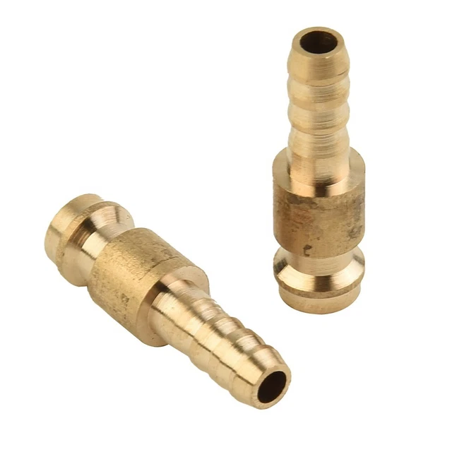 Lot De 2 Adaptateurs Mâles En Métal Pour Gaz Et Eau, 6 Mm/8
