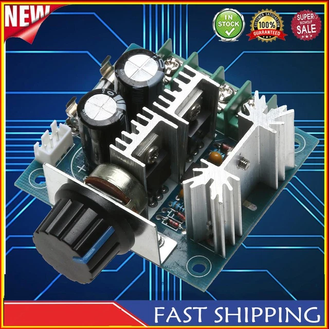 12V24V30V40V Drehzahlregler DC Motor 13KHZ PWM Controller 10A B100K Widerstand N