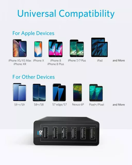 Anker PowerPort 60W 6-Port USB Wall Charger 3