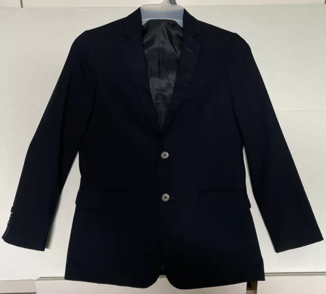 Calvin Klein Women's Black Suit Jacket Blazer Sz 16, 2 Button Closure