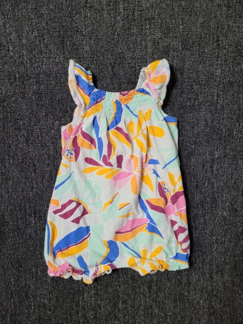 Carter's Baby Girls Bodysuit Multicolor 3 Months One Piece Short Sleeve Infant