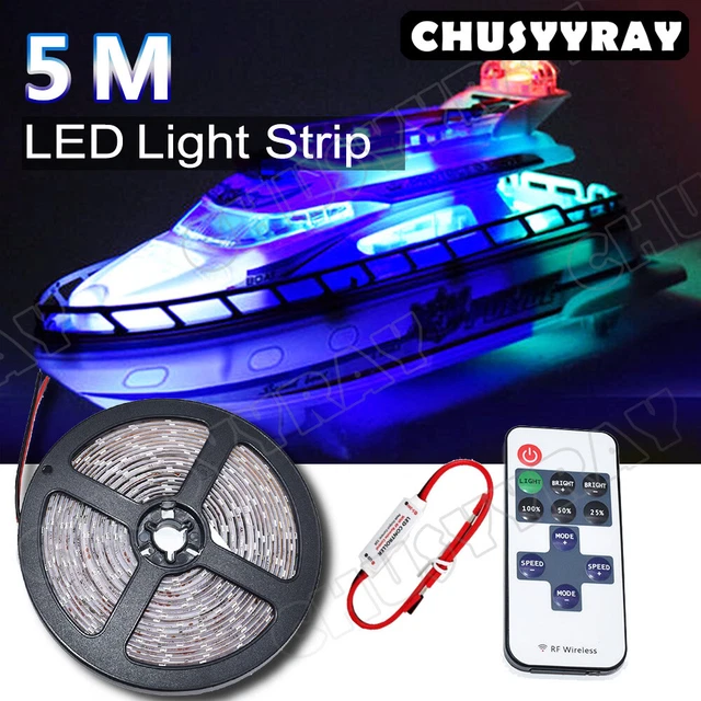 BLUE LED BOAT Light Deck Waterproof 12V Bow Trailer Pontoon Lights