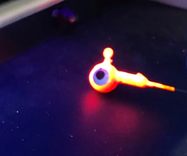 150 Stk Jighead-s UV aktiv 4/0 10g Jigkopf Jigköpfe Konvolut Barsch Zander UL