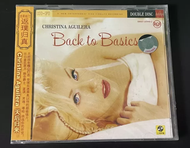 Christina Aguilera BACK TO BASICS China First Edition DOUBLE DISC CD Sealed Rare