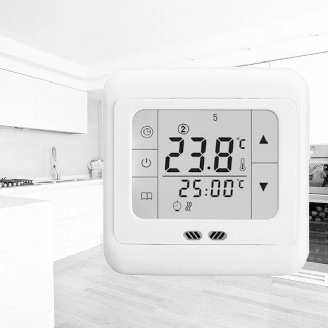 Contrôleur programmable de pièce de thermostat de chauffage d'écran tactile