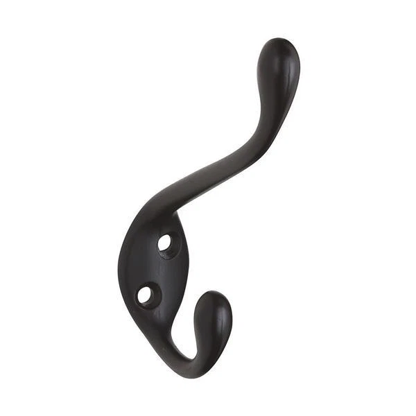 10 Pk Die Cast Oil Rubbed Bronze Finish 3.5" Projection Coat & Hat Hook N331025