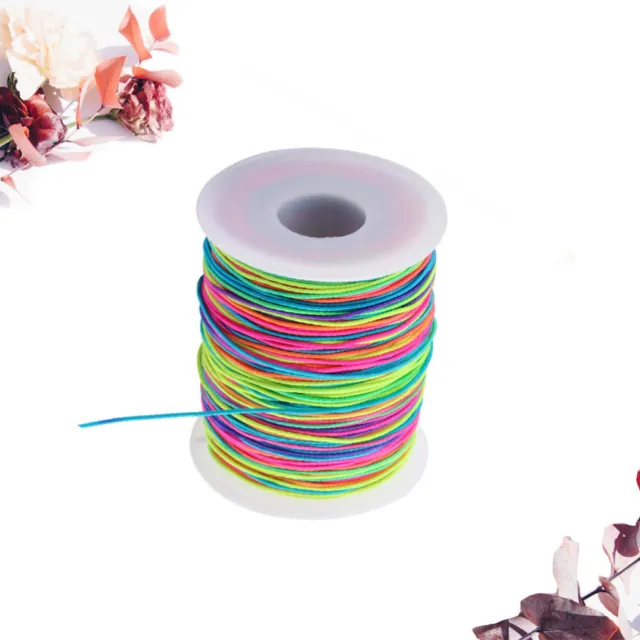 Colorido cordón elástico ropa correa elástica para pulseras