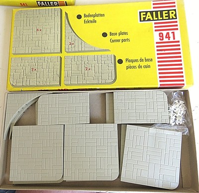 AMS Faller Ams 941 Dalles en Emballage D'Origine 60er Ans Jouet BNL1505 